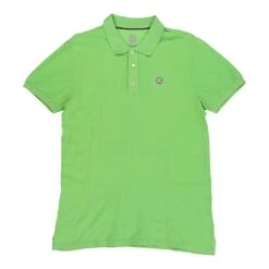 Vintage Colmar Polo Shirt - Large Green Cotton