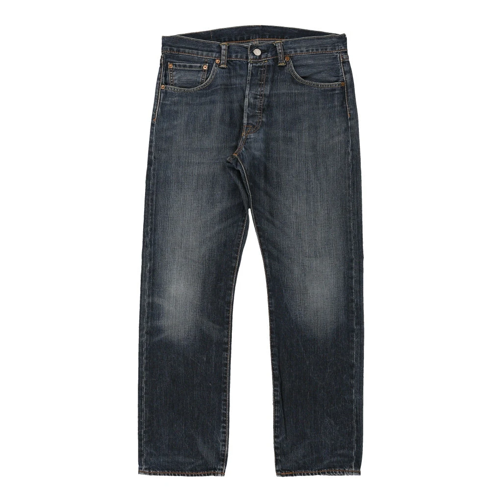 Vintage 501 Levis Jeans - 33W 30L Dark Wash Cotton