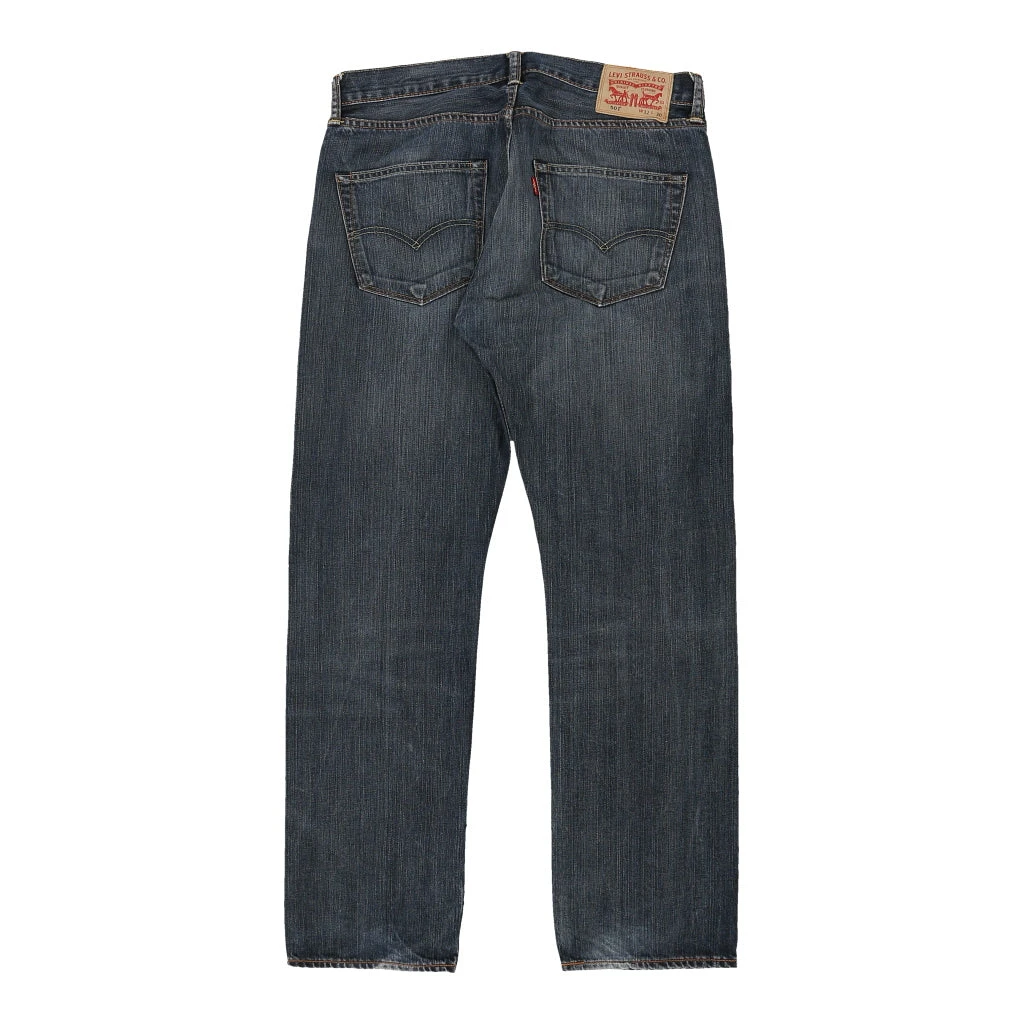 Vintage 501 Levis Jeans - 33W 30L Dark Wash Cotton - Image 2