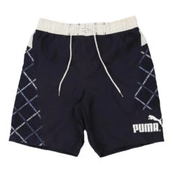 Vintage Puma Sport Shorts - Small Navy Polyester