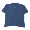 Vintage Fila Polo Shirt - Large Blue Cotton