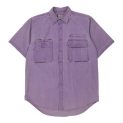 Vintage Wrangler Shirt - Large Purple Cotton