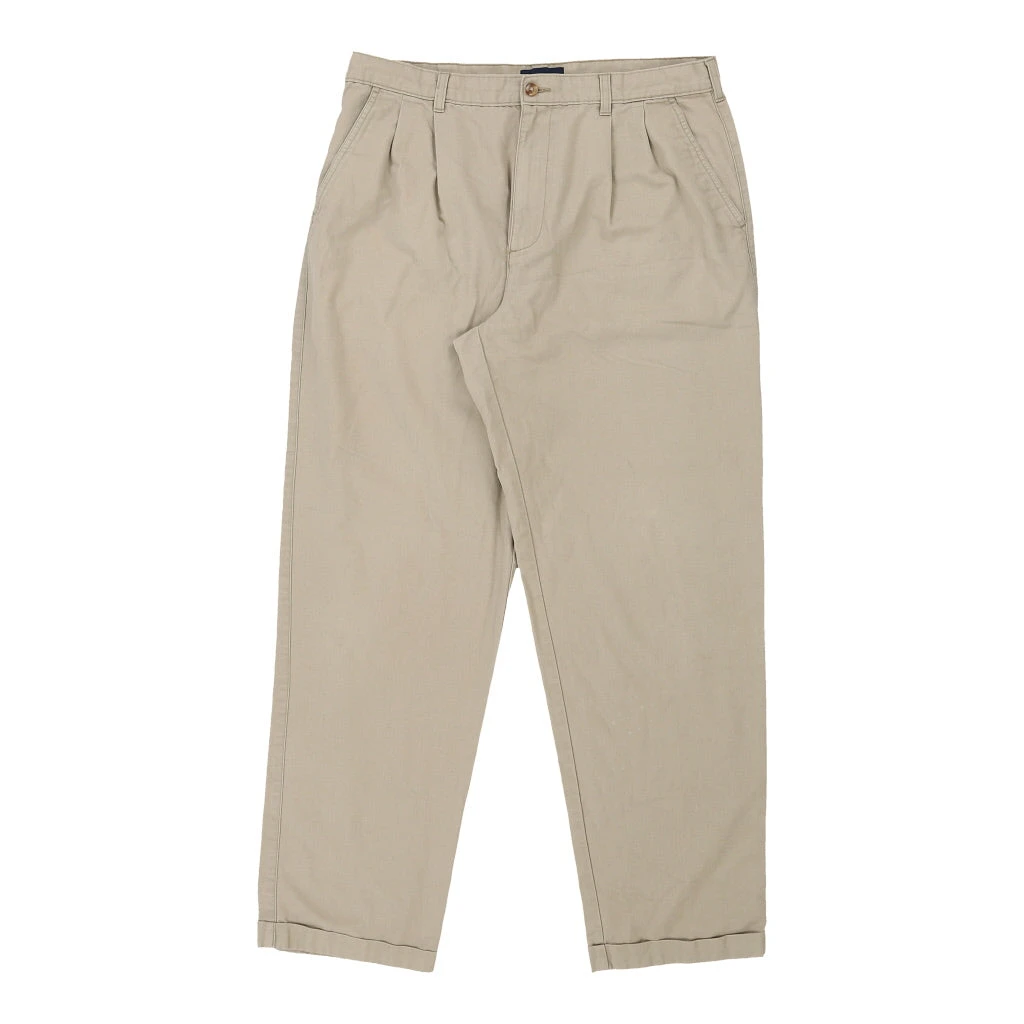 Vintage Puritan Trousers - 35W 31L Beige Cotton