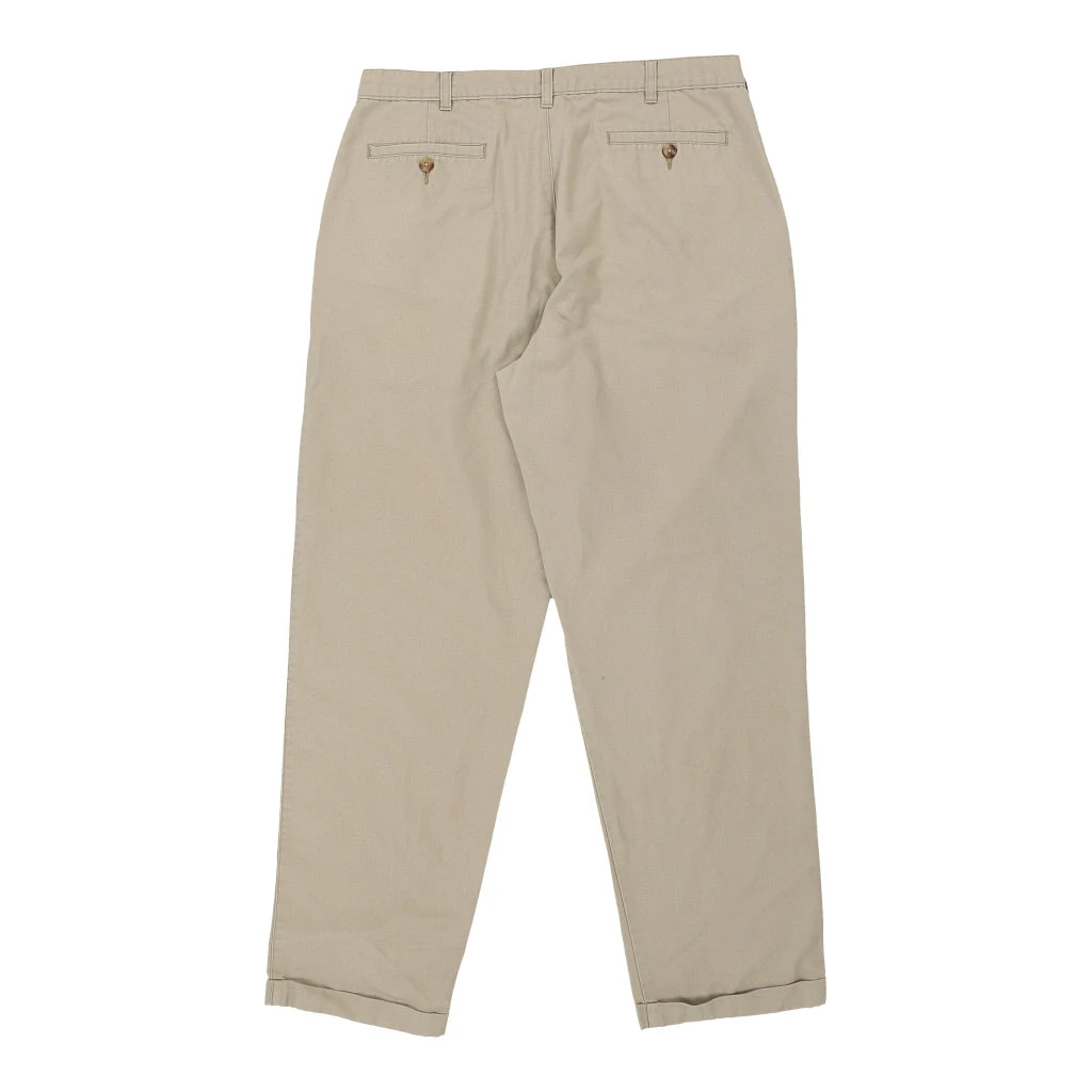 Vintage Puritan Trousers - 35W 31L Beige Cotton - Image 2