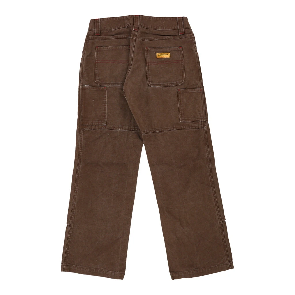 Vintage Red Ants Pants Carpenter Trousers - 30W 30L Brown Cotton - Image 2