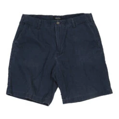 Vintage Nautica Chino Shorts - 37W 9L Navy Cotton