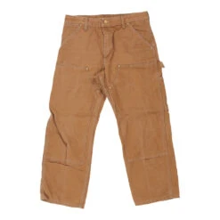 Vintage Carhartt Carpenter Trousers - 32W 27L Beige Cotton