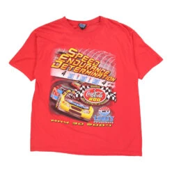 Vintage Coca-Cola 600 2004 Unbranded T-Shirt - 2XL Red Cotton