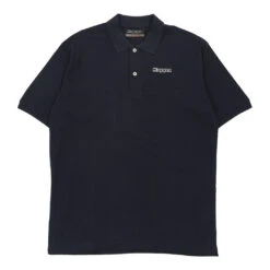 Vintage Kappa Polo Shirt - Large Navy Cotton
