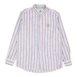 Vintage Unbranded Shirt - Large Blue Cotton