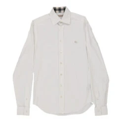 Vintage Burberry Brit Shirt - XS White Cotton