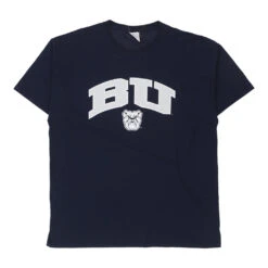 Vintage BU Jerzees T-Shirt - XL Navy Cotton