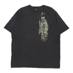 Vintage Carhartt T-Shirt - Large Black Cotton