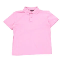 Vintage Conte Of Florence Polo Shirt - Large Pink Cotton