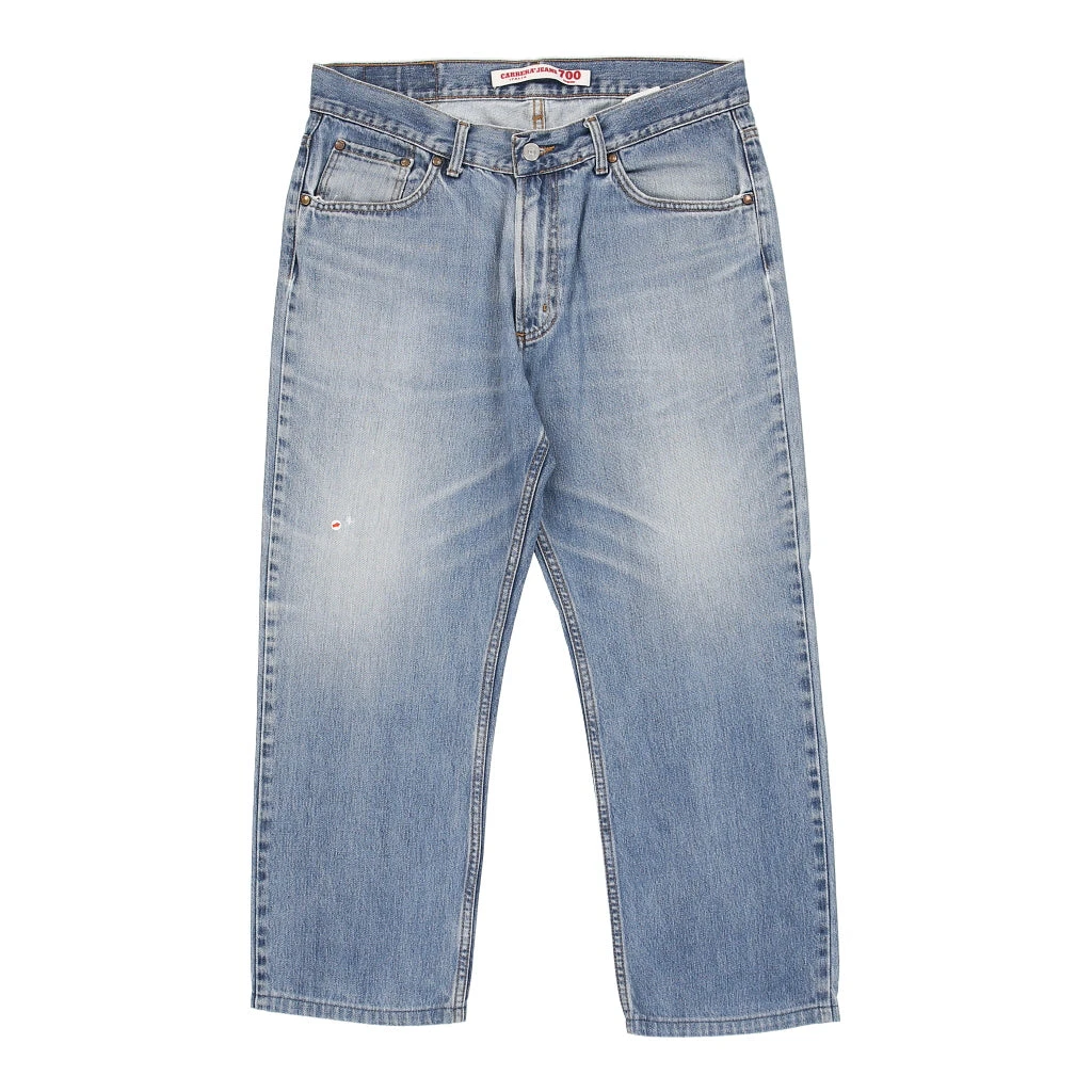 Vintage 700 Carrera Jeans - 34W 25L Blue Cotton - Image 3