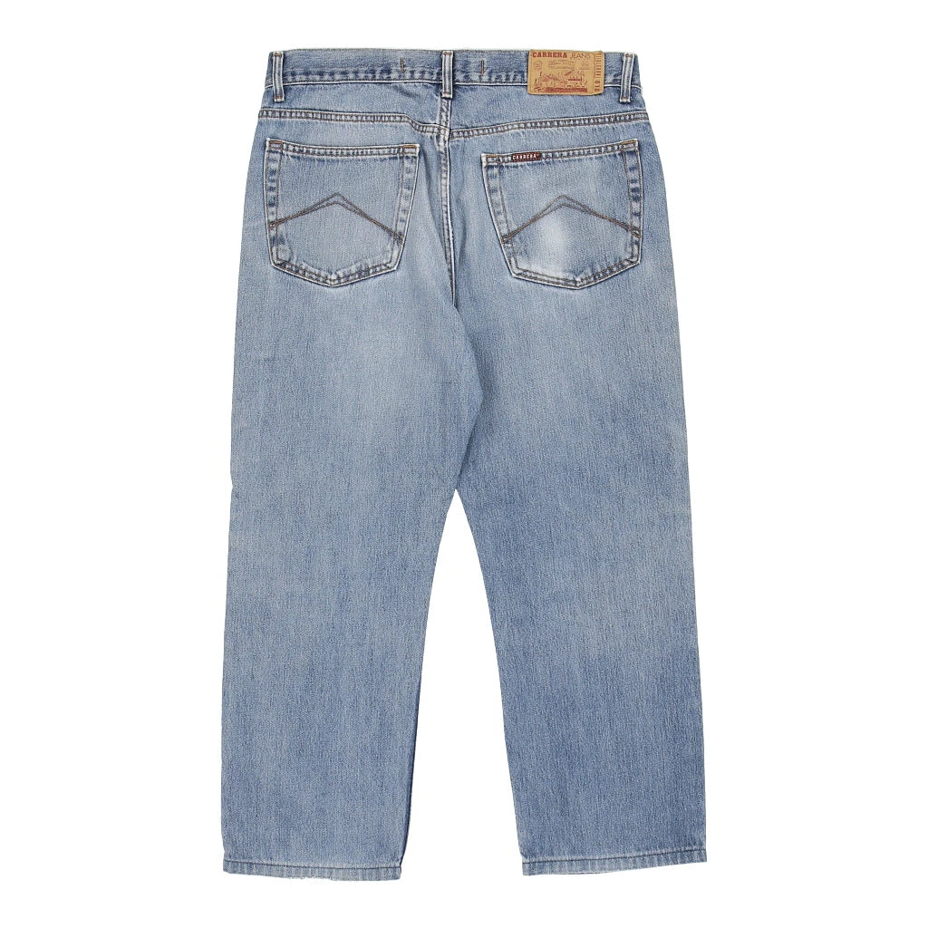 Vintage 700 Carrera Jeans - 34W 25L Blue Cotton - Image 2