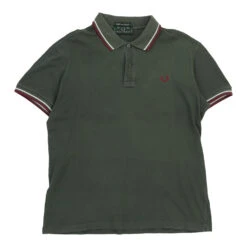 Vintage Fred Perry Polo Shirt - XL Green Cotton
