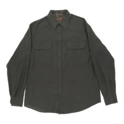 Vintage Faded Glory Shirt - Medium Khaki Cotton