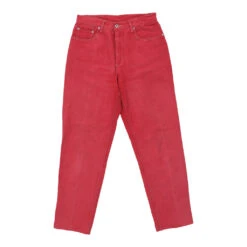 Vintage Let'S Go Jeans - 30W 29L Red Cotton