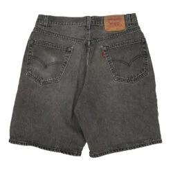 Vintage 550 Levis Denim Shorts - 32W 10L Black Cotton