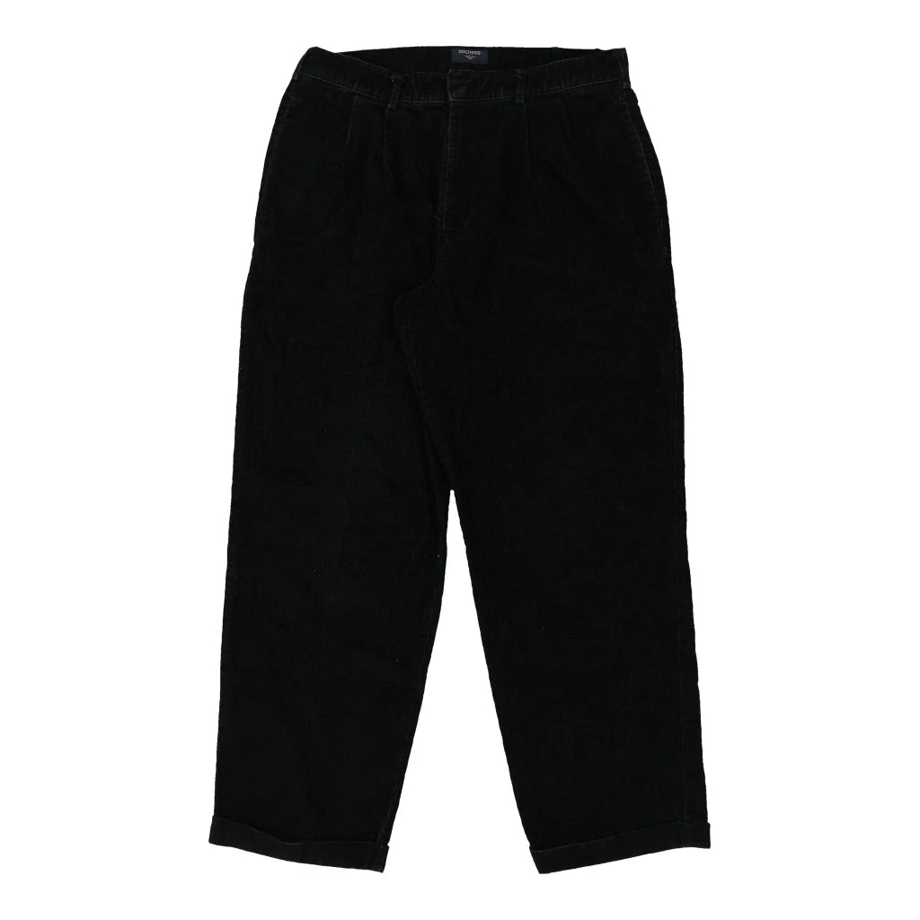 Vintage Dockers Cord Trousers - 32W 30L Black Cotton