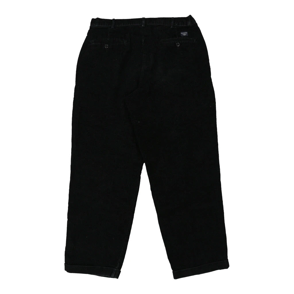 Vintage Dockers Cord Trousers - 32W 30L Black Cotton - Image 2