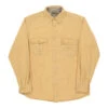 Vintage Faded Glory Shirt - Medium Yellow Cotton