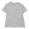Vintage Fruit Of The Loom T-Shirt - Large Grey Cotton
