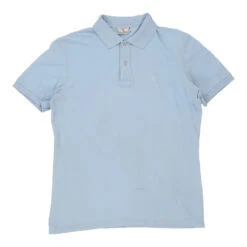 Vintage Conte Of Florence Polo Shirt - Large Blue Cotton