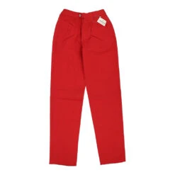 Vintage Tela Stella 80S Stone Island Trousers - 28W 38L Red Cotton