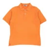 Vintage Fila Polo Shirt - Small Orange Cotton