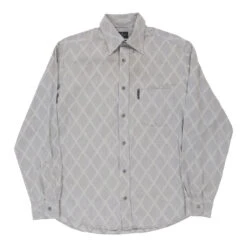 Vintage Trussardi Shirt - Large Grey Cotton