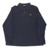 Vintage Lacoste Long Sleeve Polo Shirt - 2XL Blue Cotton