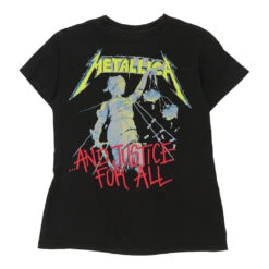 Vintage Metallica T-Shirt - Small Black Cotton