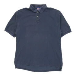 Vintage Pendleton Polo Shirt - Large Blue Cotton