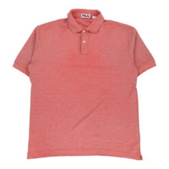 Vintage Fila Polo Shirt - XL Red Cotton