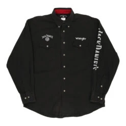 Vintage Jack Daniel's Wrangler Shirt - Large Black Cotton