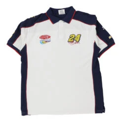 Vintage Chase Authentics Polo Shirt - XL White Cotton