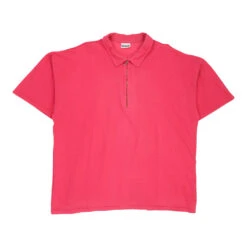 Vintage Reebok Polo Shirt - XL Pink Cotton