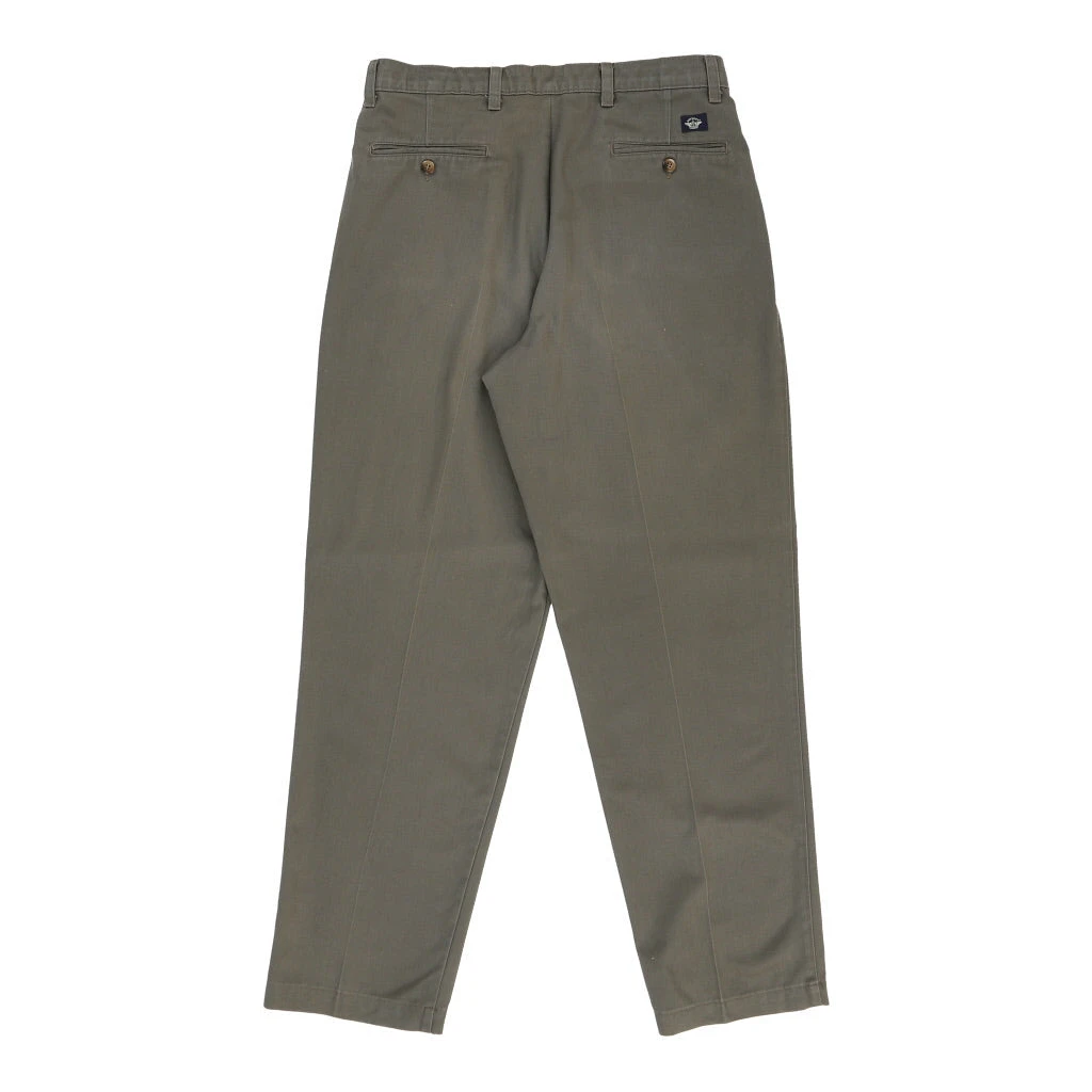 Vintage Dockers Trousers - 32W 31L Green Cotton - Image 2