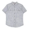 Vintage Levis Short Sleeve Shirt - Large Blue Cotton