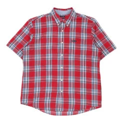 Vintage Chaps Ralph Lauren Short Sleeve Shirt - XL Red Cotton