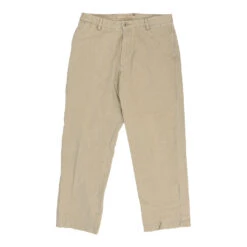 Vintage Nautica Trousers - 34W 28L Beige Cotton