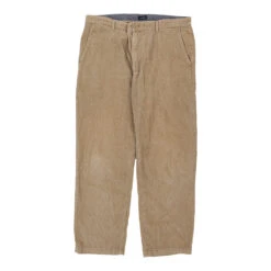 Vintage Izod Cord Trousers - 37W 29L Beige Cotton
