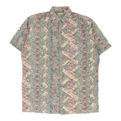 Vintage Unbranded Short Sleeve Shirt - Large Multicoloured Cotton