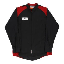 Vintage Toyota Red Kap Shirt - Medium Black Polyester Blend