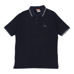 Vintage Kappa Polo Shirt - XL Blue Polyester