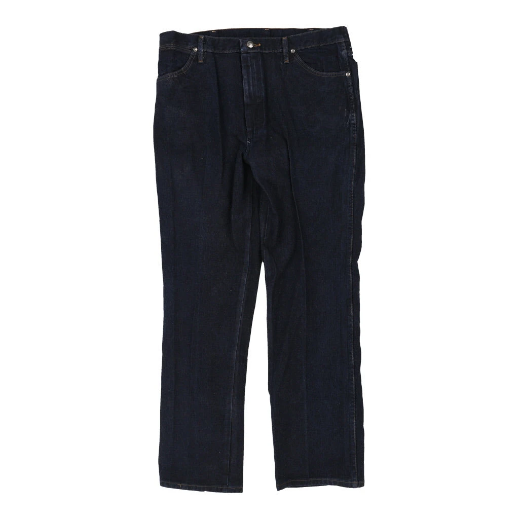 Vintage Wrangler Jeans - 37W 32L Dark Wash Cotton - Image 2