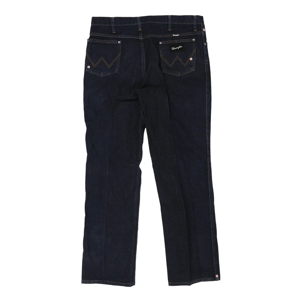 Vintage Wrangler Jeans - 37W 32L Dark Wash Cotton - Image 3